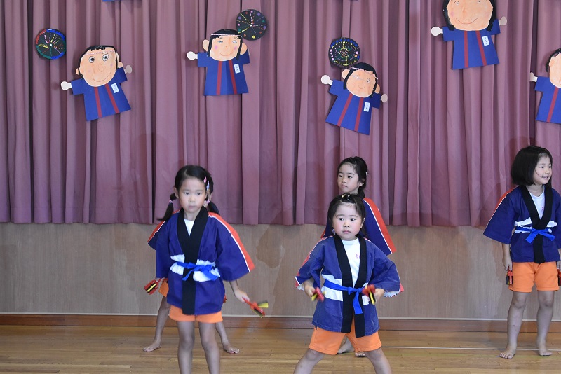 ソーラン節を踊る姿