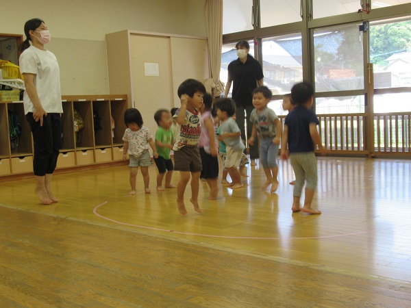 リズムをしている