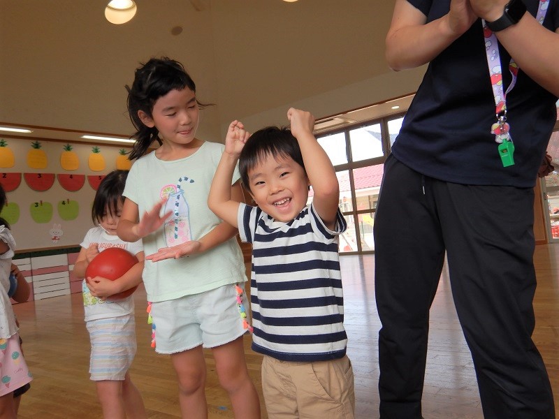 優勝した男の子