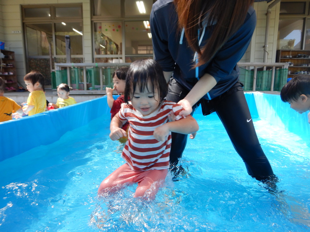 水の中でゆらゆら