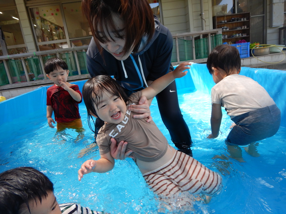 水の中でゆらゆら