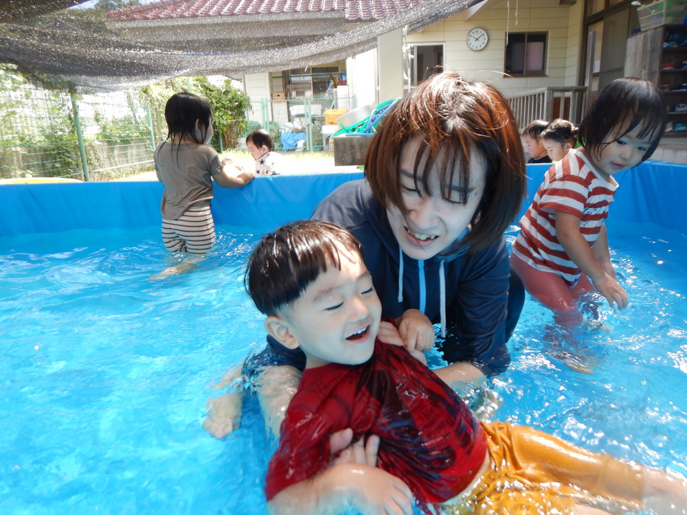 水の中でゆらゆら