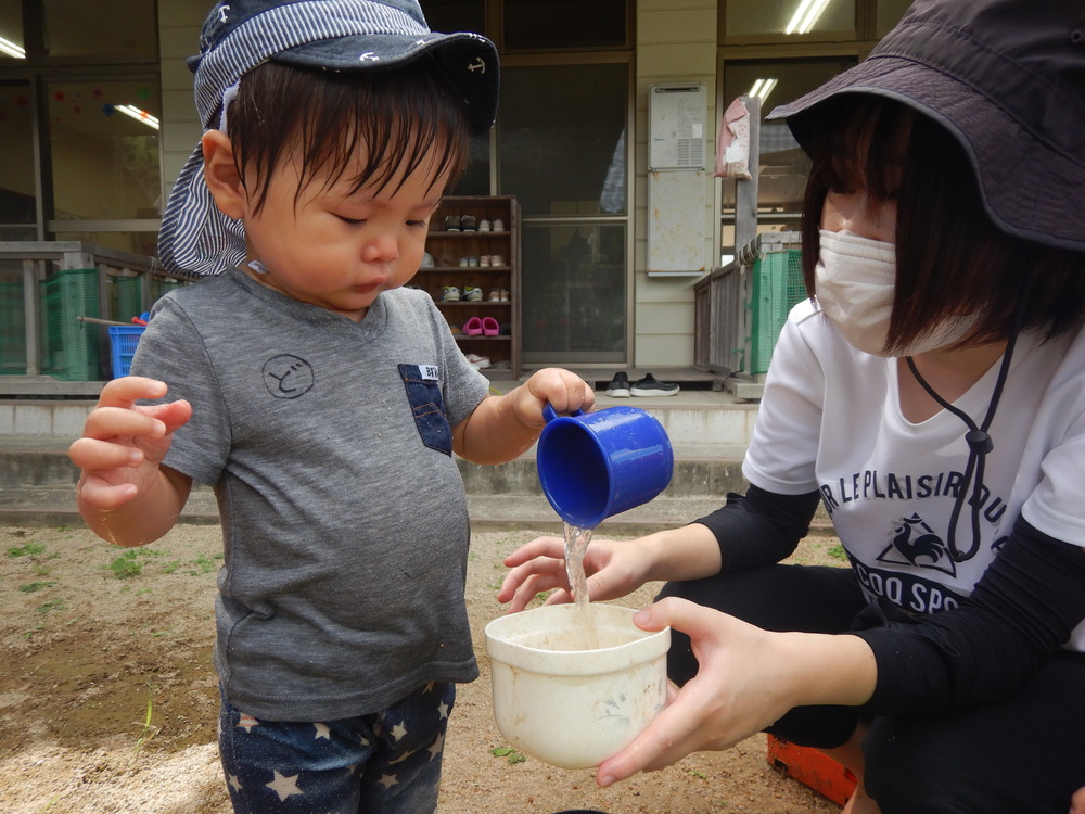 水遊び