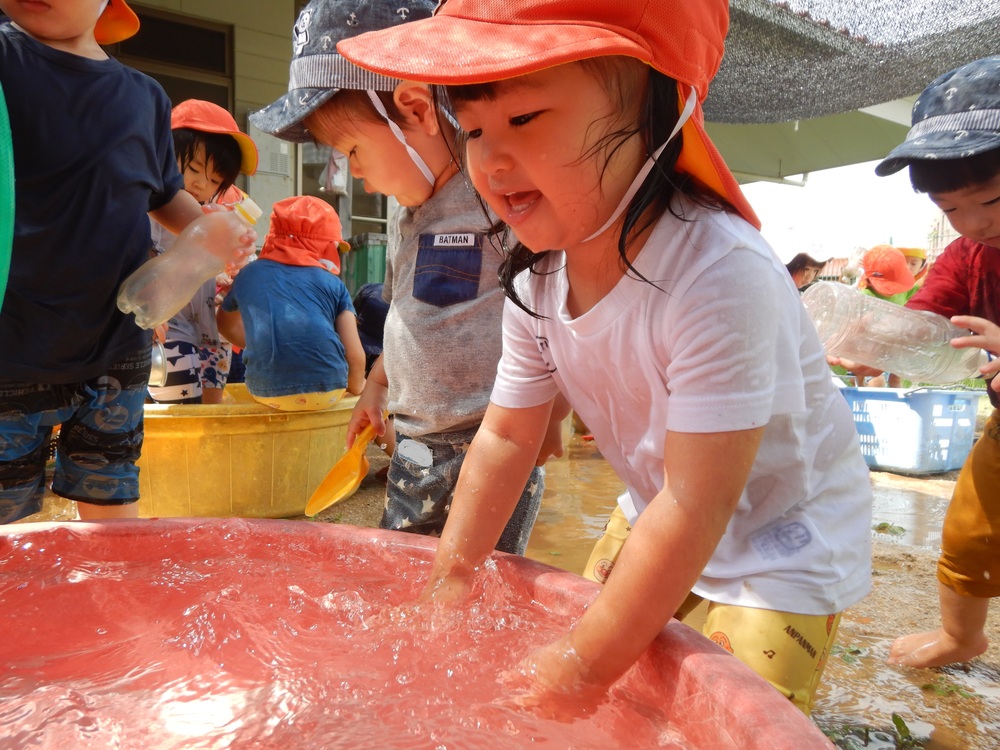 水遊び