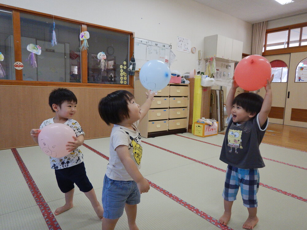 風船遊び