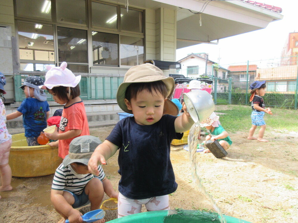 水遊び