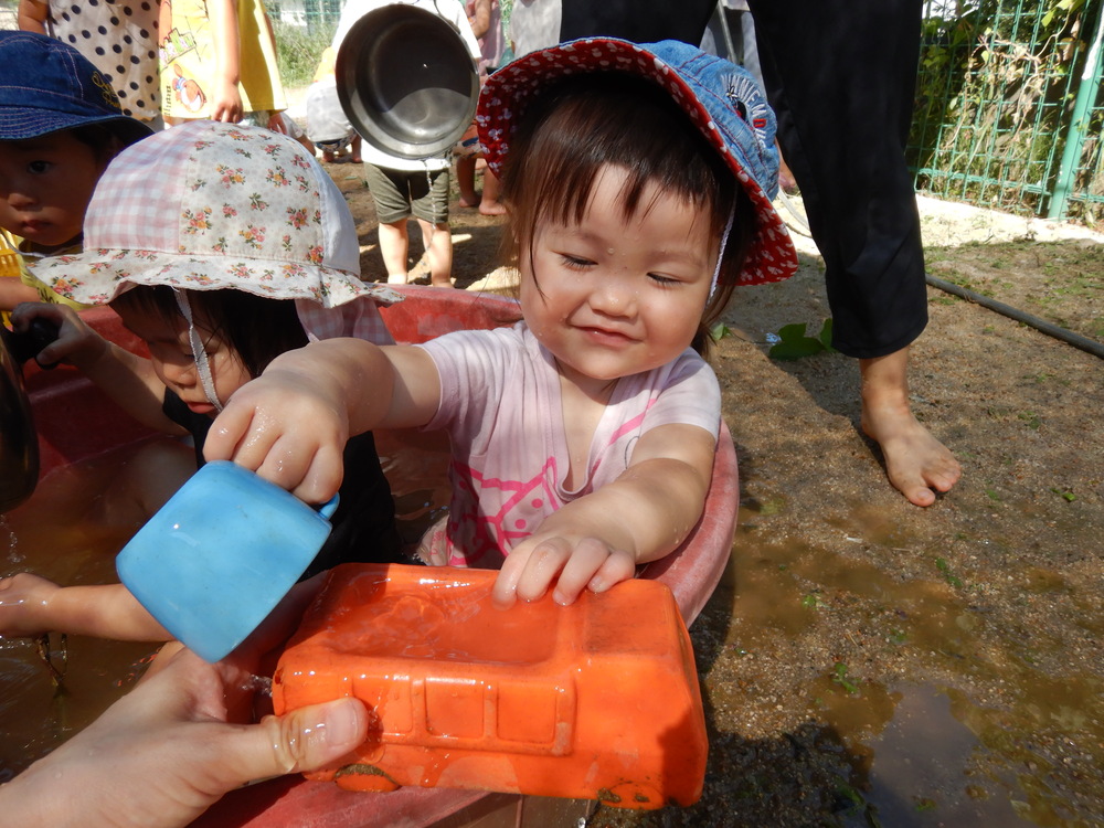 水遊び