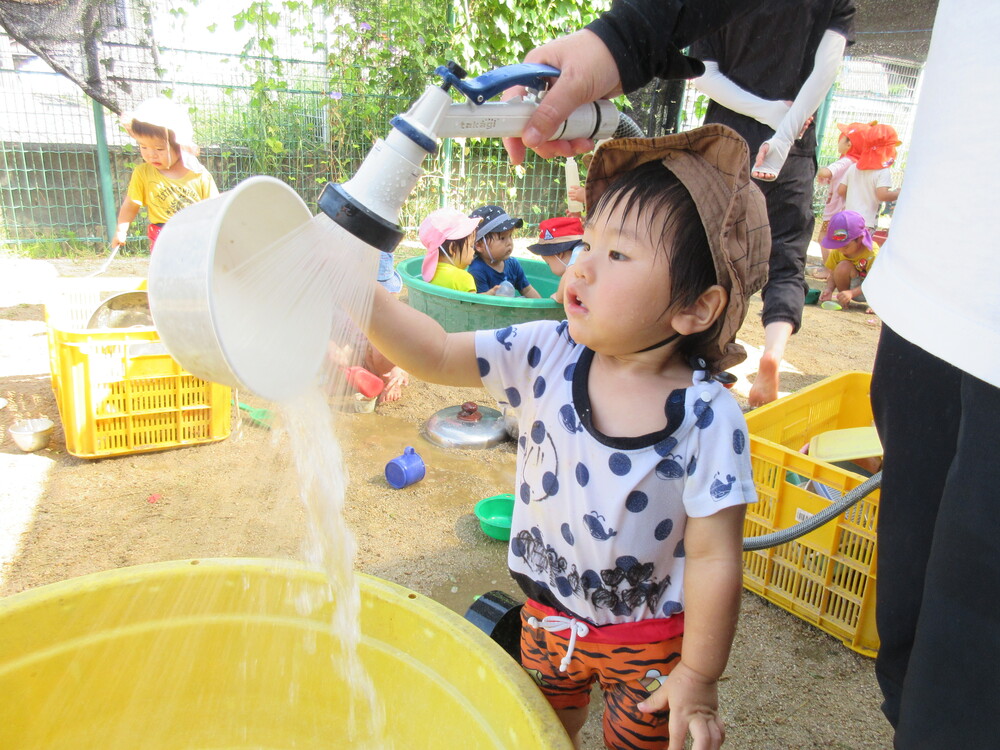 水遊び