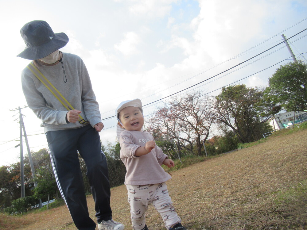 走る男の子