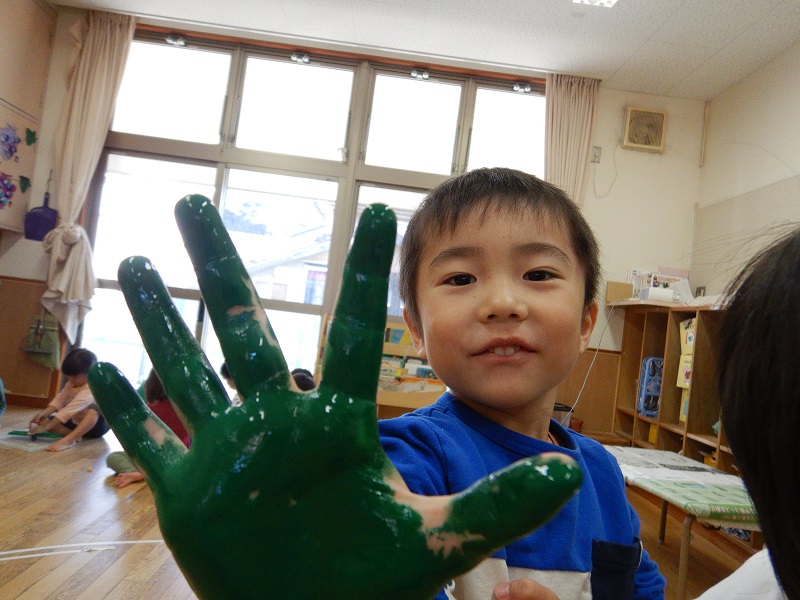 製作をする様子