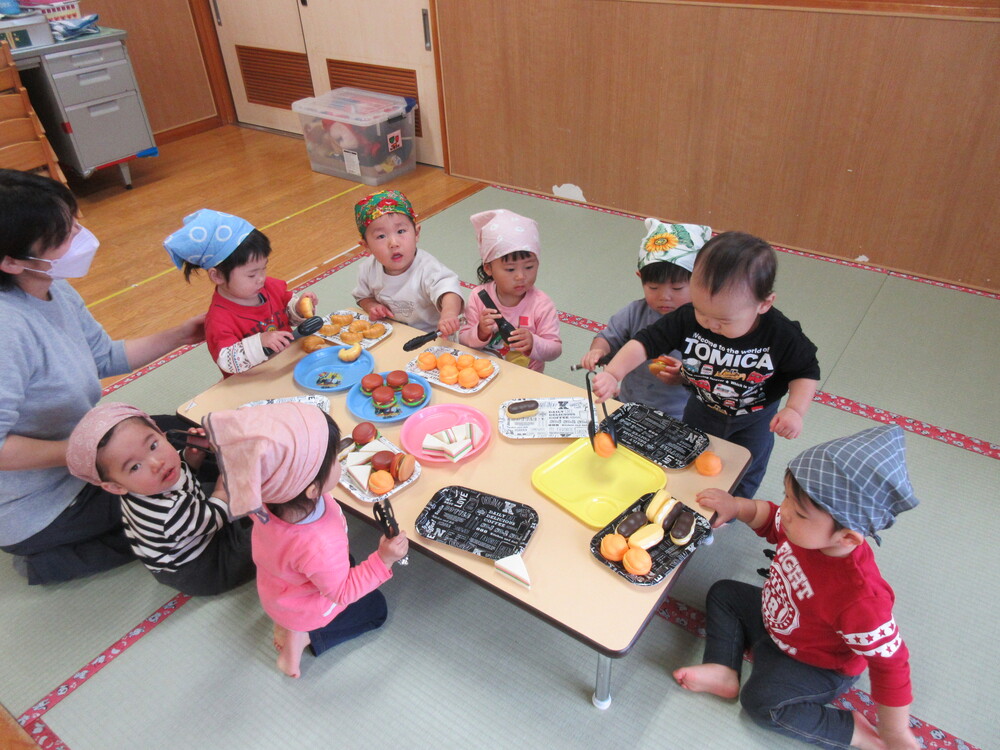 パン屋さんごっこ