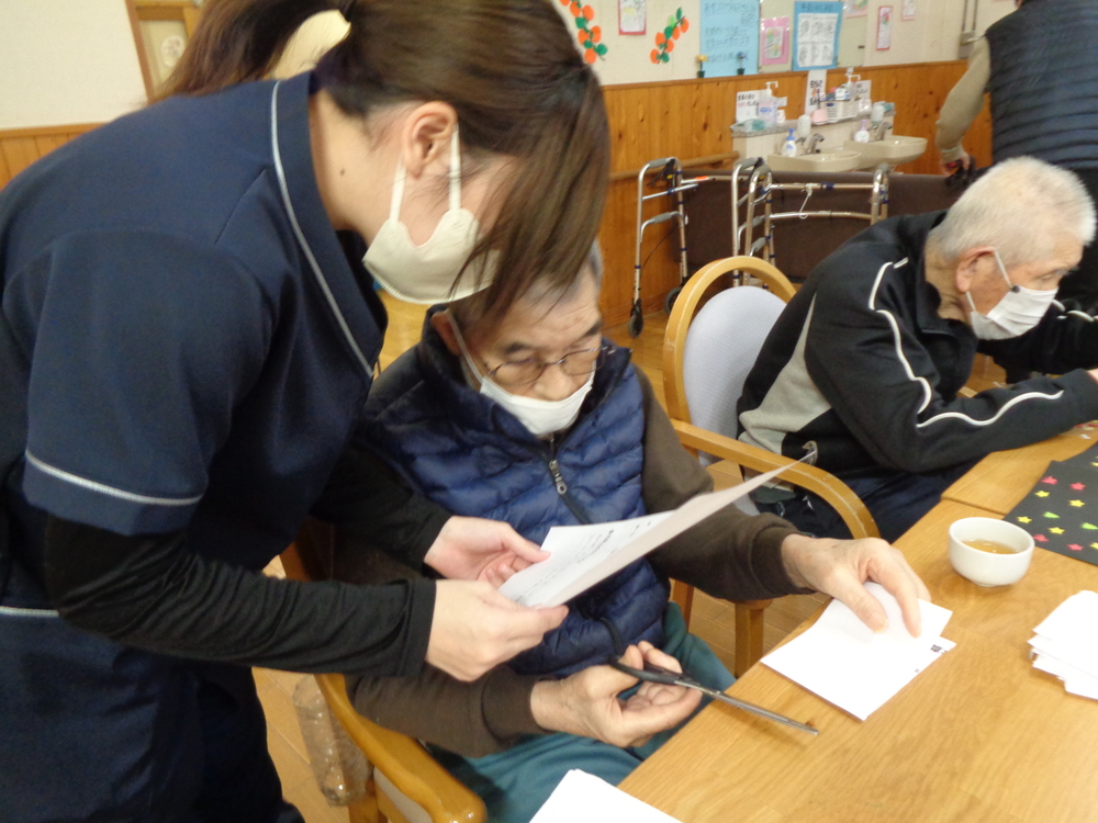 機能訓練指導員と利用者