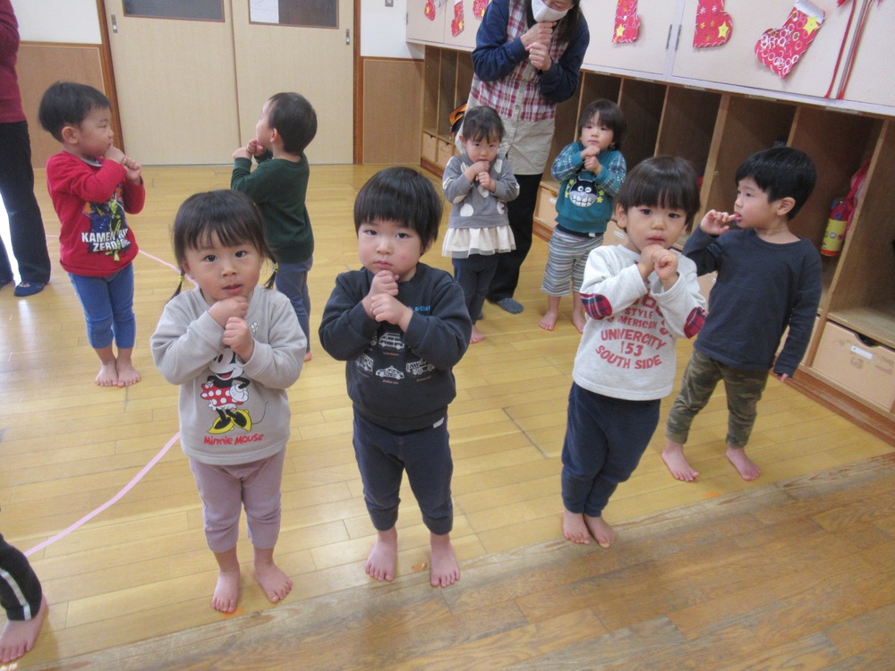 ダンスをしている