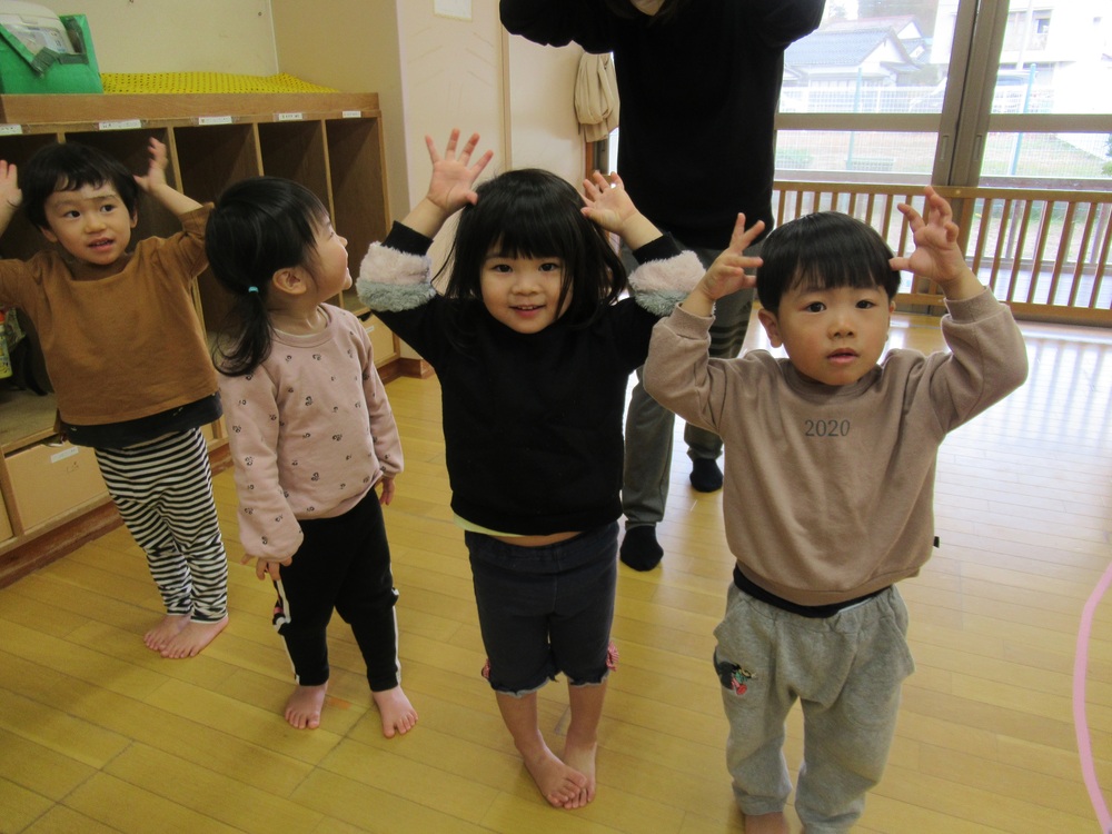ダンスをしている