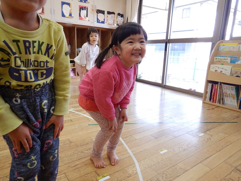 お楽しみ会の練習の様子 