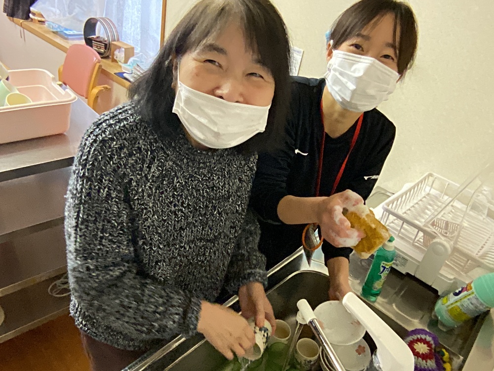 コップ洗い