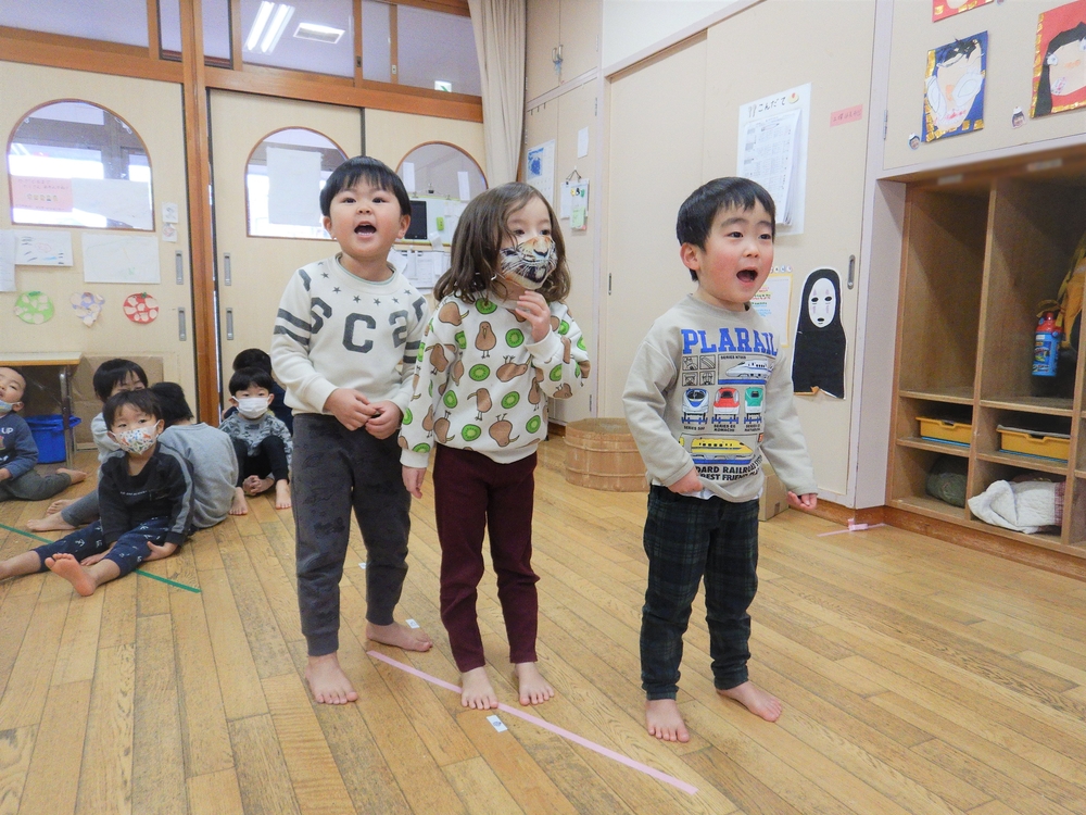 お楽しみ会練習の様子