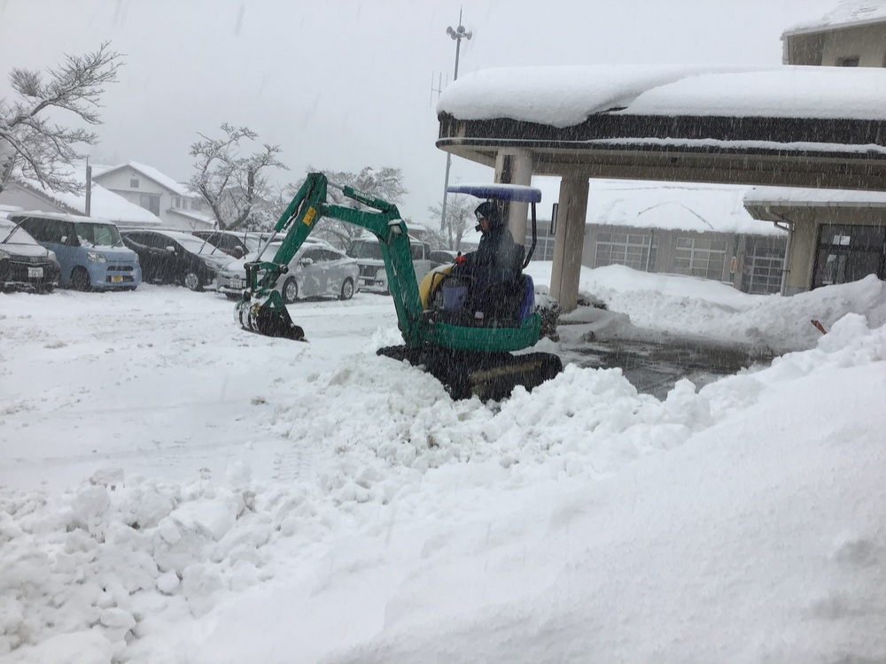 除雪作業の様子