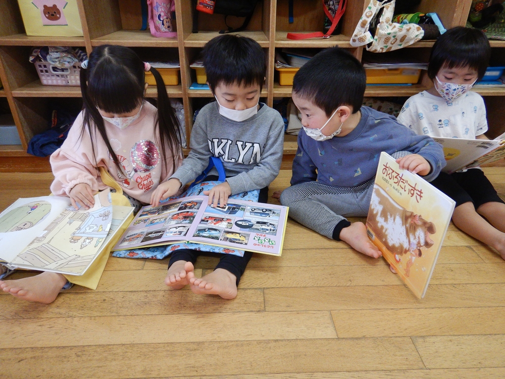 親子読書の貸し出し