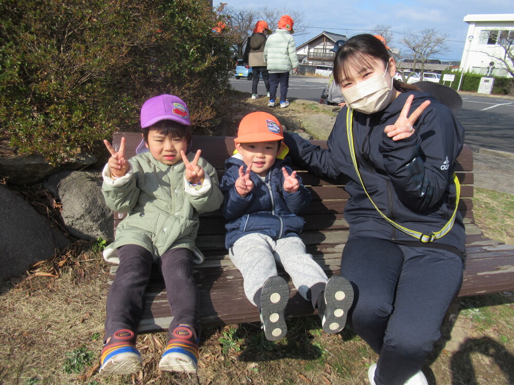 市民会館で遊んでいる