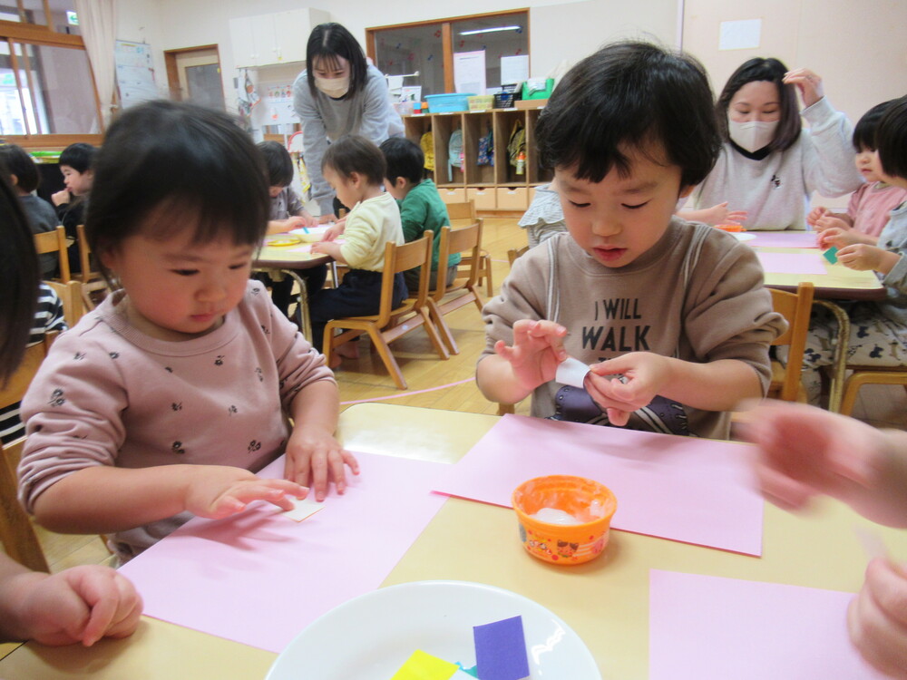 糊を付けている