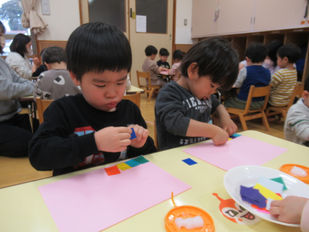 糊を付けている