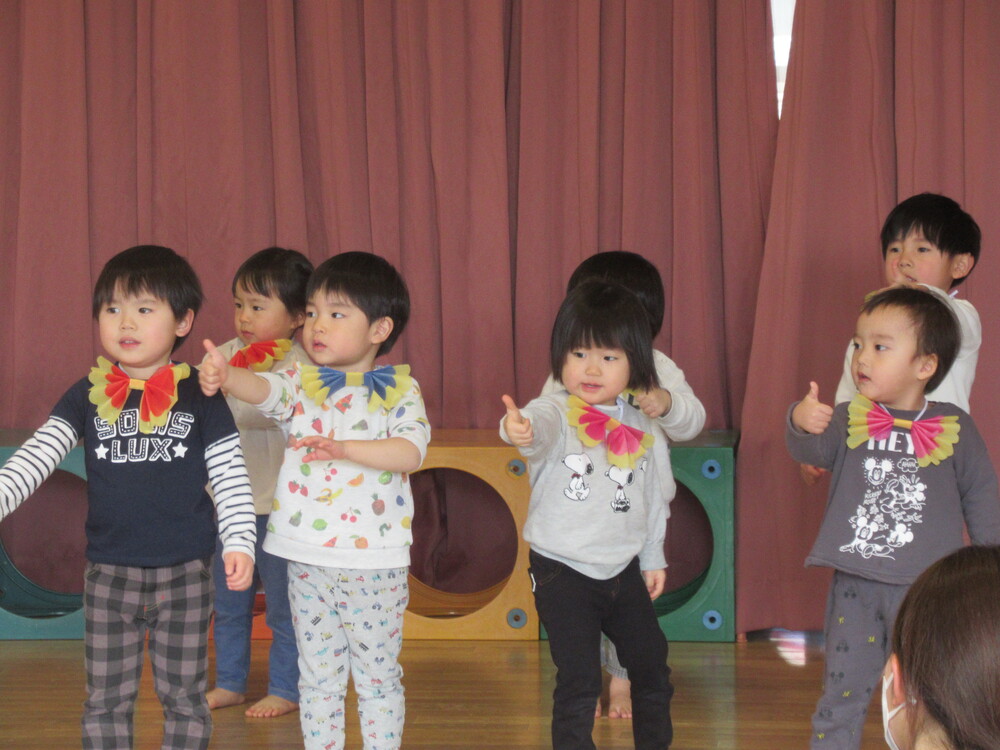 誕生会に参加する