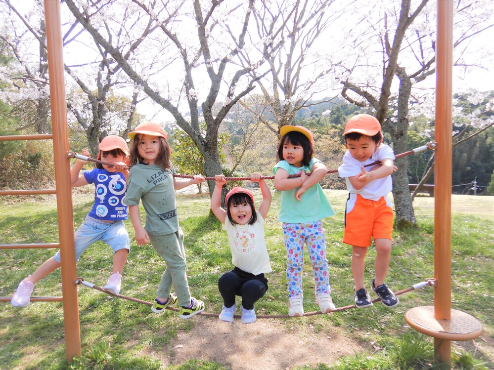 ばす組 市民公園 お散歩の様子