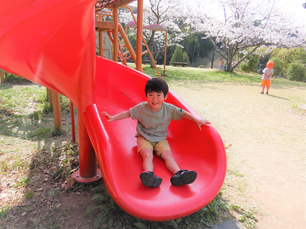 ばす組 市民公園 お散歩の様子