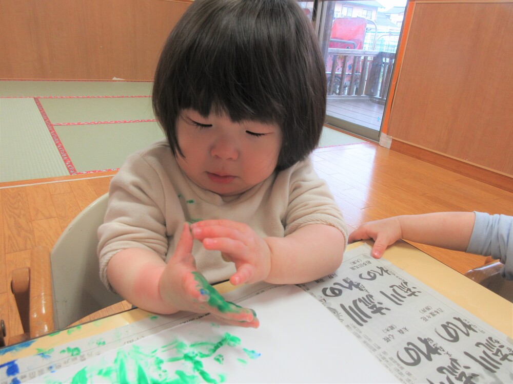 絵の具あそび