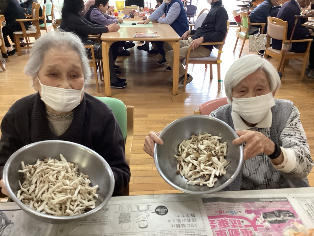 きのこと利用者