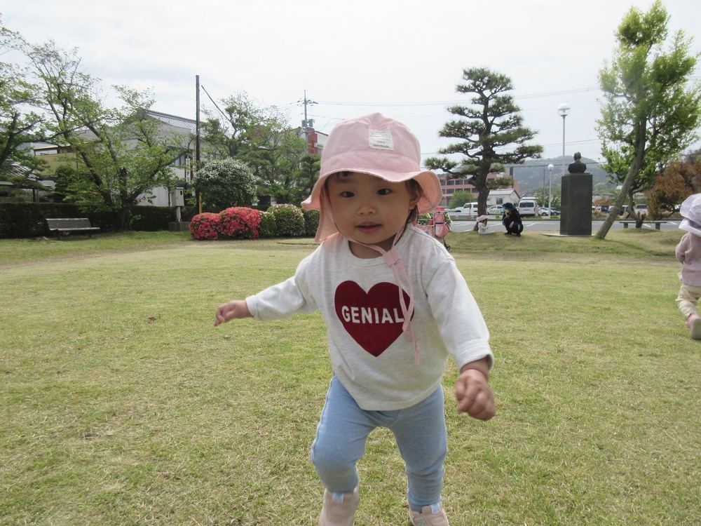 お散歩の様子