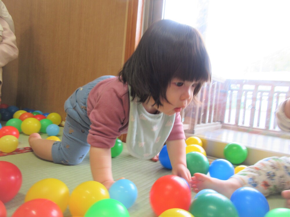 ボール遊びの様子