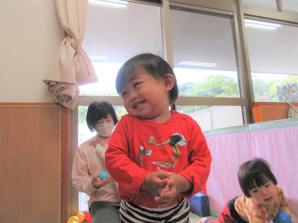ボール遊びの様子