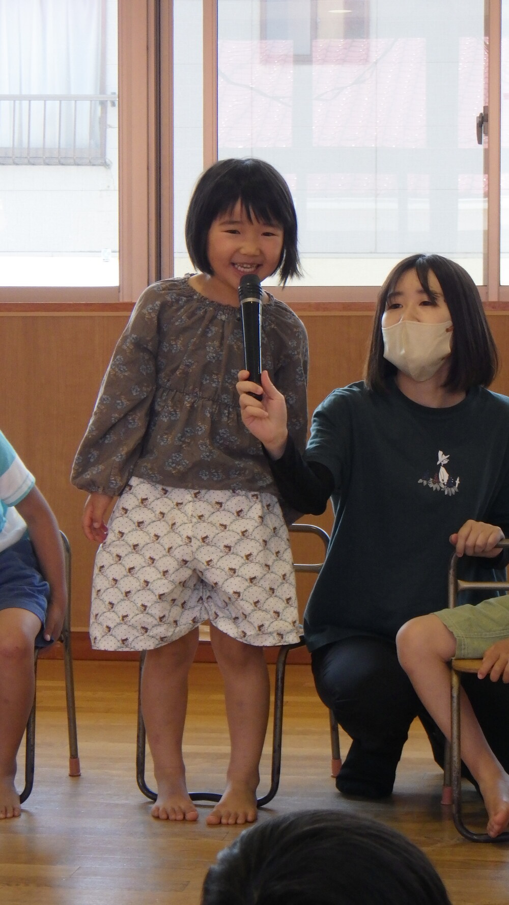 インタビューの様子