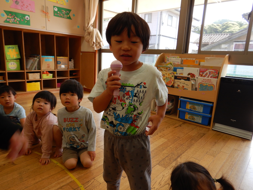 楽しかったことを話す