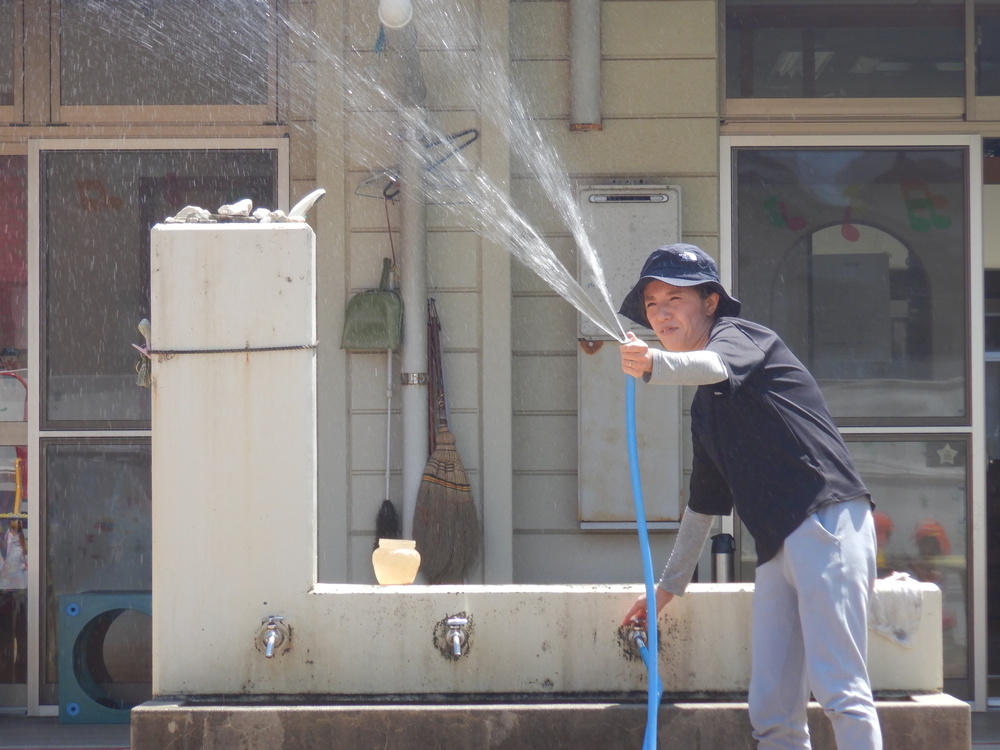 水遊び
