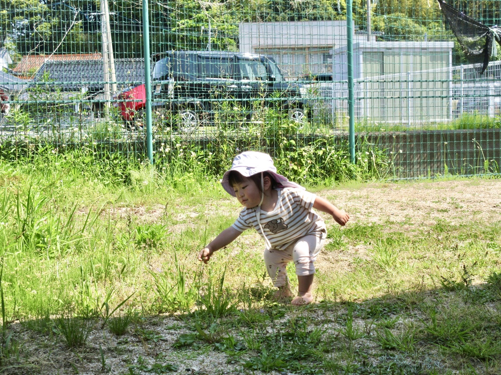 園庭あそびの様子
