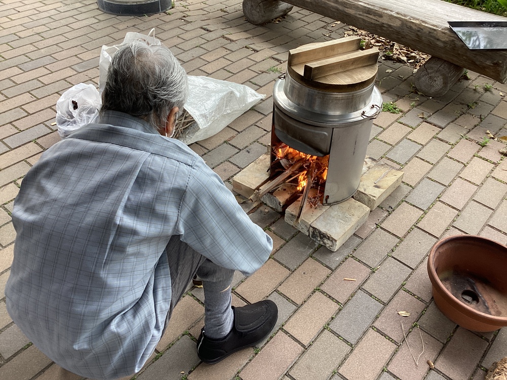 野外炊飯