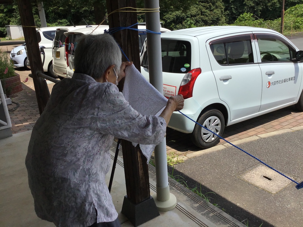 洗濯干し