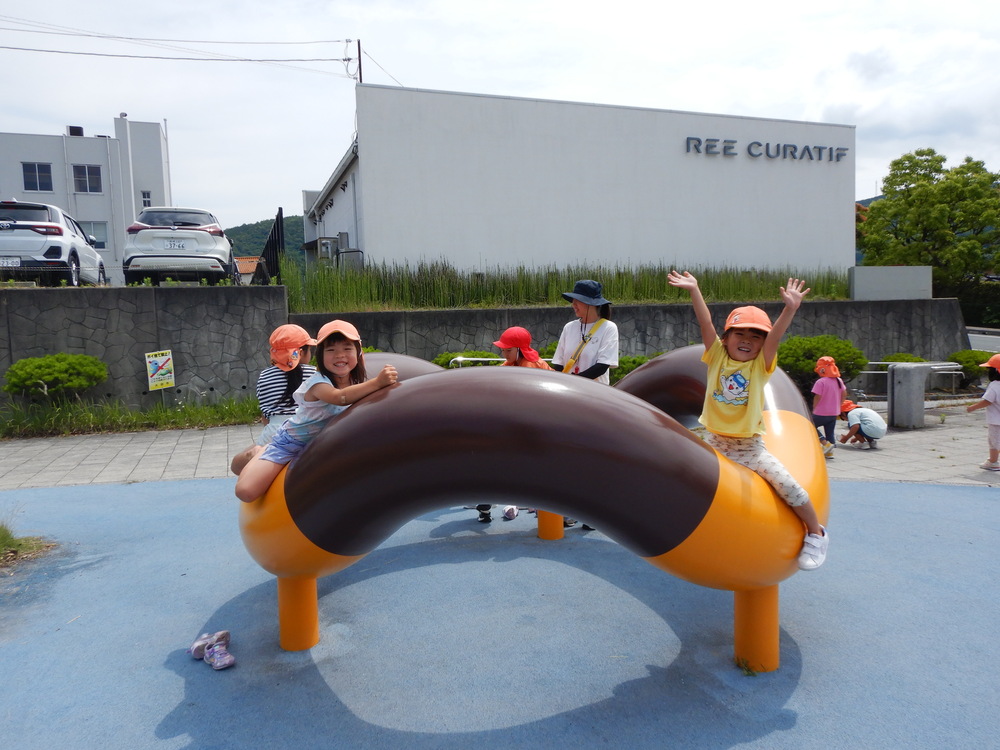 あすてらす公園で遊んでいる