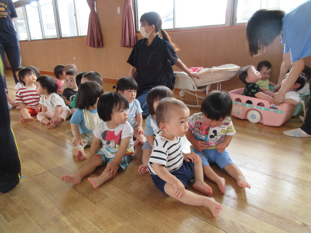 水災害を想定した避難訓練の様子