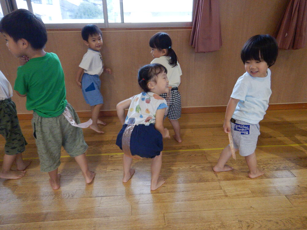 すずらんテープをつける