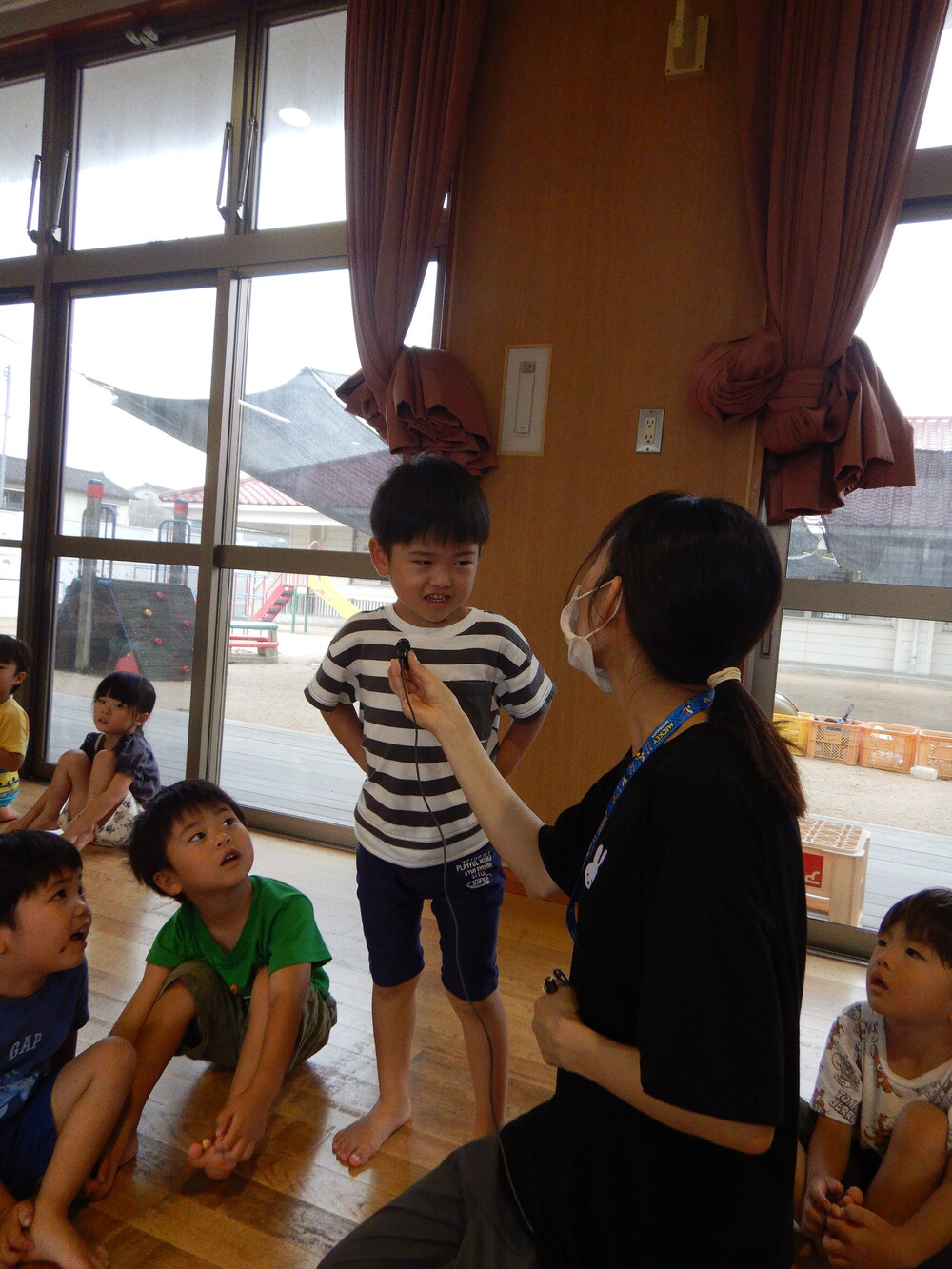 見た感想を言う