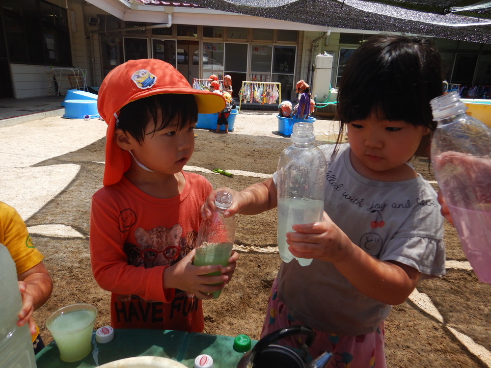 水遊び