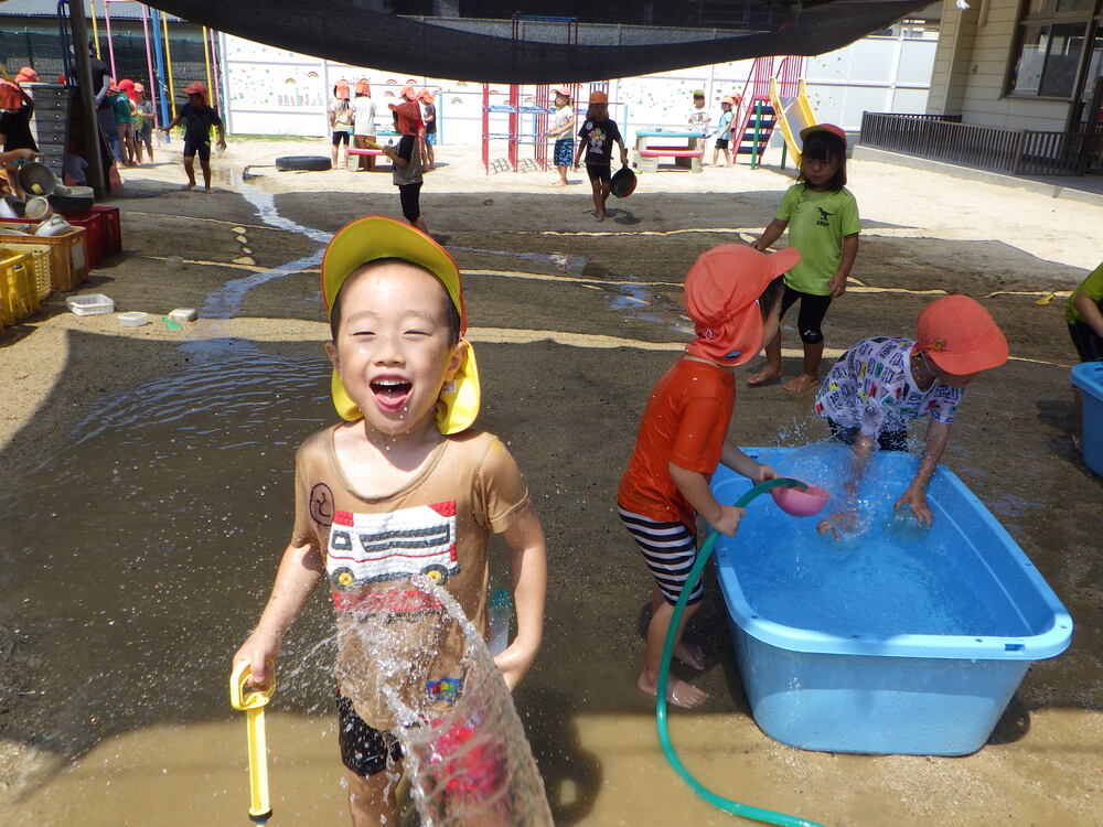 水遊び