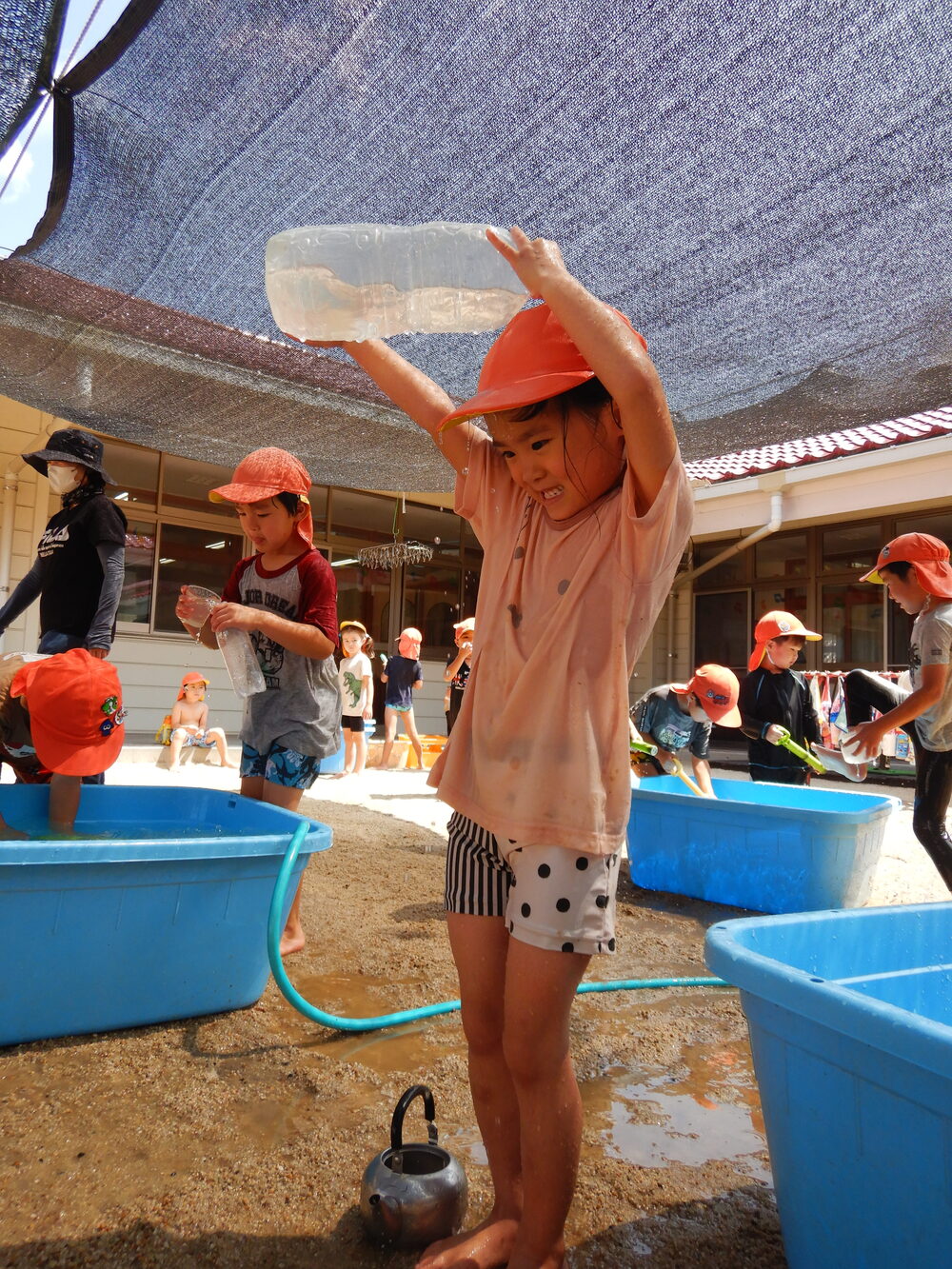 水遊びの様子