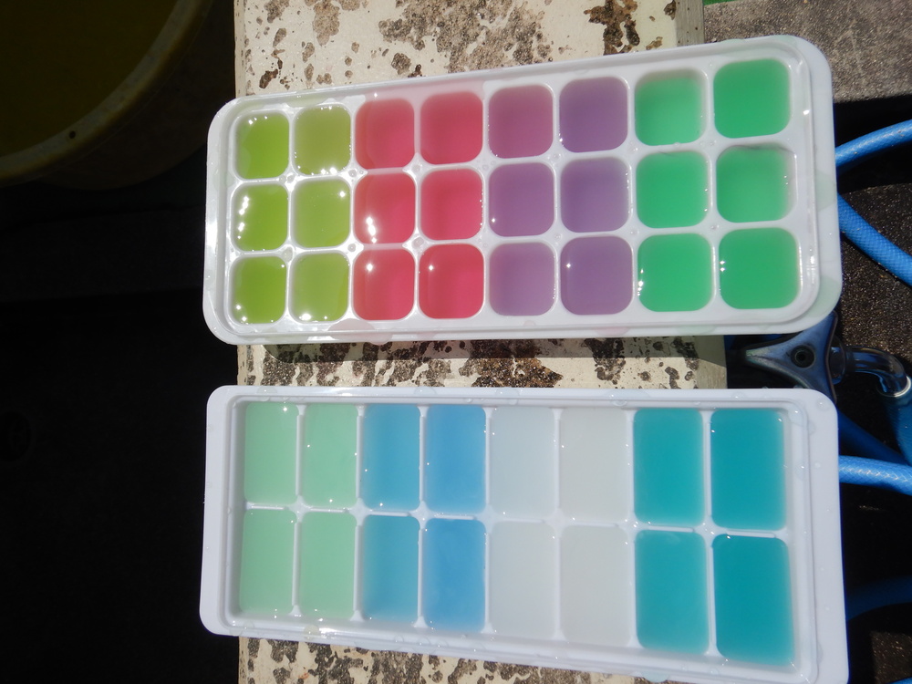 氷を作る様子