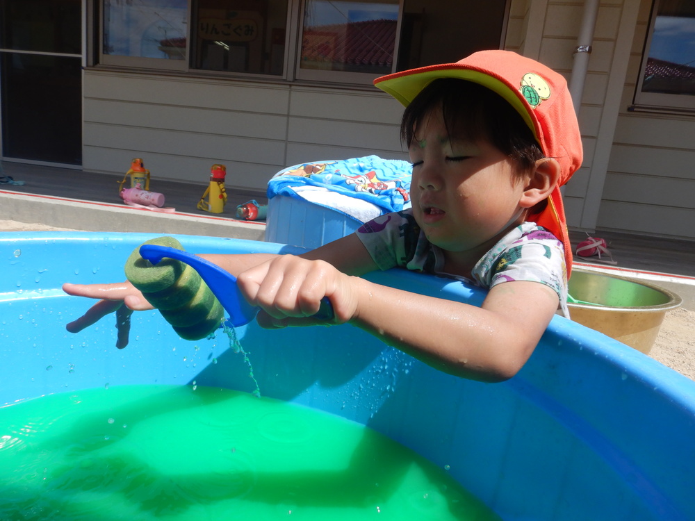 水遊び