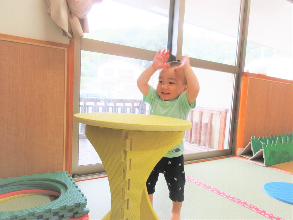 プラポイントで遊ぶ様子